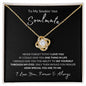 Through My Eyes Smokin' Hot Soulmate | Love Knot Necklace (Black Card)