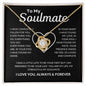 I Have Completely Fallen for You Soulmate | Love Knot Necklace
