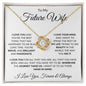 To My Future Wife, I Love You | Love Knot Necklace