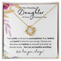 Our Amazing Daughter on Graduation Day | Love Knot Necklace