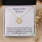 Mother of the Groom Thank You | Love Knot Necklace
