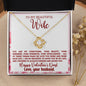 Wife I Am So Grateful | Love knot Necklace