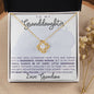 Wonderful Young Woman Granddaughter | Love Knot Necklace