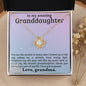 Loving Light Granddaughter | Love Knot Necklace