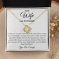 You Are Enough Wife | Love Knot Necklace