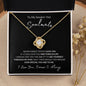 Through My Eyes Smokin' Hot Soulmate | Love Knot Necklace (Black Card)