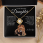 Proud to be Your Dad | Love Knot Necklace Black Card