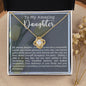 Amazing Daughter & Remarkable Mother | Love Knot Necklace