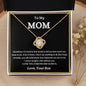 To My Mom Love Your Son | Love Knot Necklace