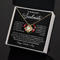 Happy Valentine's Day Beautiful Soulmate | Love Knot Necklace