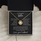 To My Wife | Love Knot Necklace Black Card
