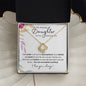 My Amazing Daughter on Graduation Day | Love Knot Necklace