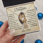 To My Daughter I Promise to Love you | Love Knot Necklace