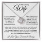 To My Loving Wife | Love Knot Necklace