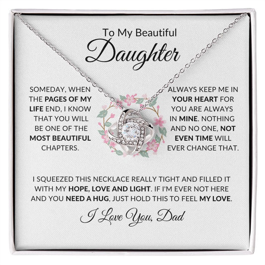 Love Knot Necklace | Someday My Beautiful Daughter, Love Dad