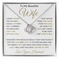 Wife Love & Light | Love Knot Necklace