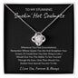 To My Stunning Smokin' Hot Soulmate | Love Knot Necklace (Black Card)