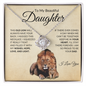 Proud to be Your Dad | Love Knot Necklace Gold Card