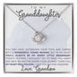 Wonderful Young Woman Granddaughter | Love Knot Necklace