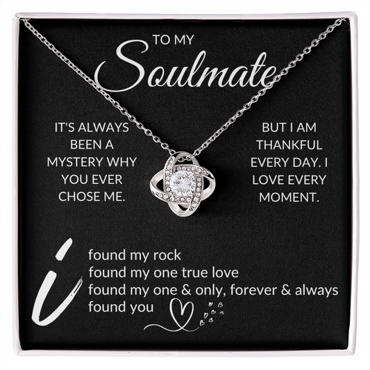 Soulmate | I Found Love Knot Necklace (Block 2)