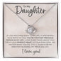 Most Precious Daughter | Love Knot necklace