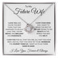 To My Future Wife, I Love You | Love Knot Necklace