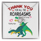 T Rex Thank you | Love Knot Necklace