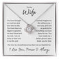 Wife Our Love is a Beautiful Journey | Love Knot Necklace