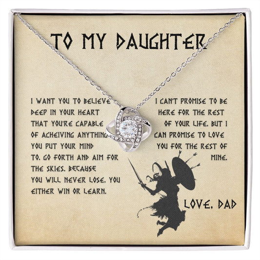 Deep in Your Heart | Love Knot Necklace