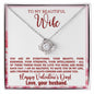 Wife I Am So Grateful | Love knot Necklace
