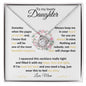 Lovely Daughter from Mom | Love Knot Necklace
