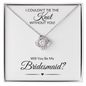Bridesmaid Love Knot Necklace