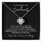 Through My Eyes Smokin' Hot Soulmate | Love Knot Necklace (Black Card)