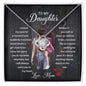 Dance in the Rain | Love Knot Necklace Love Mom (Dark Background)