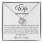 You Are Enough Wife | Love Knot Necklace