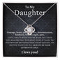 What You're Made of Daughter | Love Knot Necklace