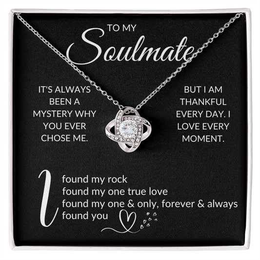 Soulmate | I Found Love Knot Necklace (Block 5)