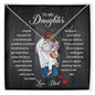 Dance in the Rain | Love Knot Necklace (Dark Background)