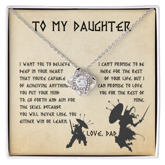 I Promise to Love You | Love Knot Necklace