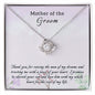 Mother of the Groom Thank You | Love Knot Necklace