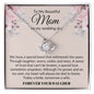 Beautiful Mom Wedding Day | Love Knot Necklace