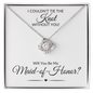 Maid of Honor Love Knot Necklace