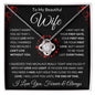 I Can't Live Without You | Love Knot Necklace