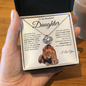 Love Knot Necklace | Beautiful Daughter This Old Lion White Card