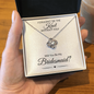 Bridesmaid Love Knot Necklace
