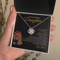 Love Knot Necklace | Amazing Daughter Gold This Old Lion