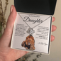 Love Knot Necklace | Beautiful Daughter This Old Lion White Card