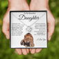 Love Knot Necklace | Beautiful Daughter This Old Lion White Card