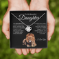 Proud to be Your Dad | Love Knot Necklace Black Card