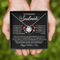 Happy Valentine's Day Beautiful Soulmate | Love Knot Necklace